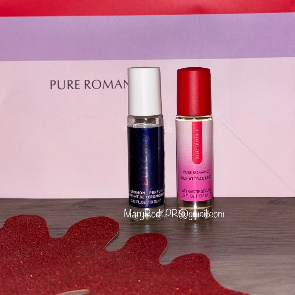 Pure Romancė Pheromones Roll On Set - Euforia and Basic Instinct